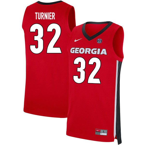 2020 Men #32 Stan Turnier Georgia Bulldogs College Basketball Jerseys Sale-Red